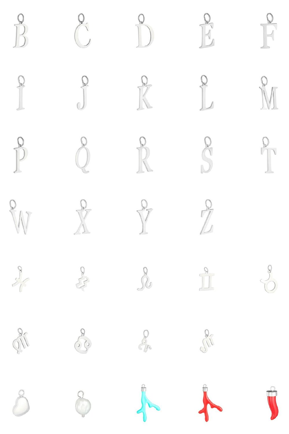 Display Set Chains & Charms Zilver Stainless Steel h5Afbeelding2